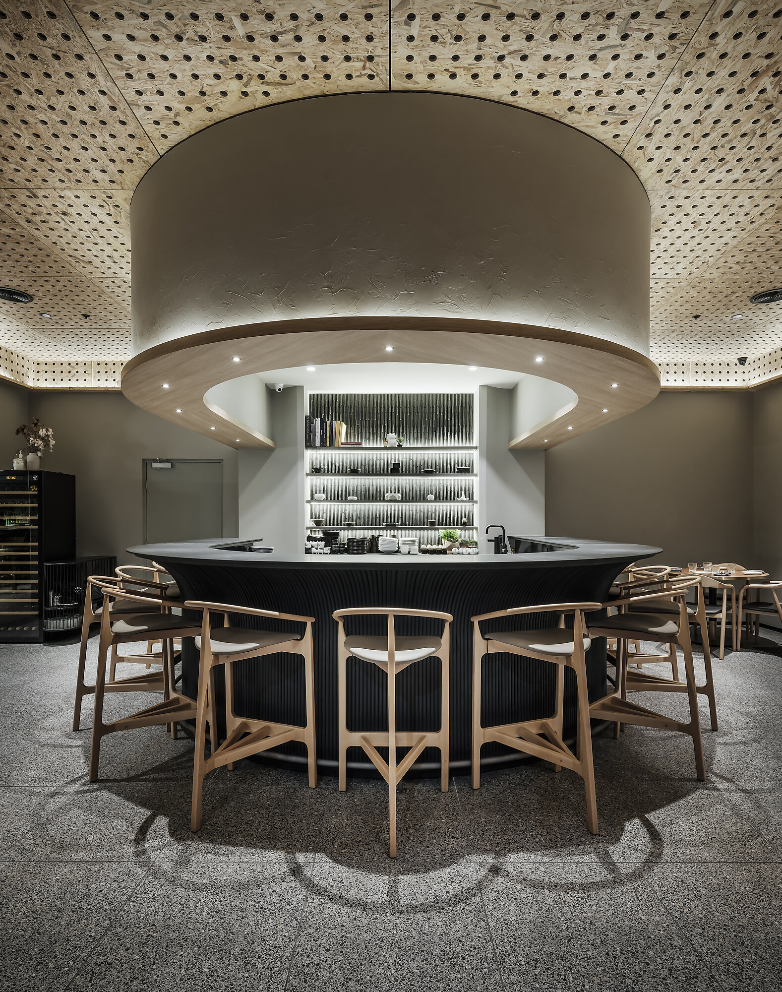 Interior photograph of KOI by Robert Walsh Photographer